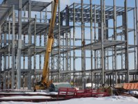 Erection of steel structures and industrial equipment 